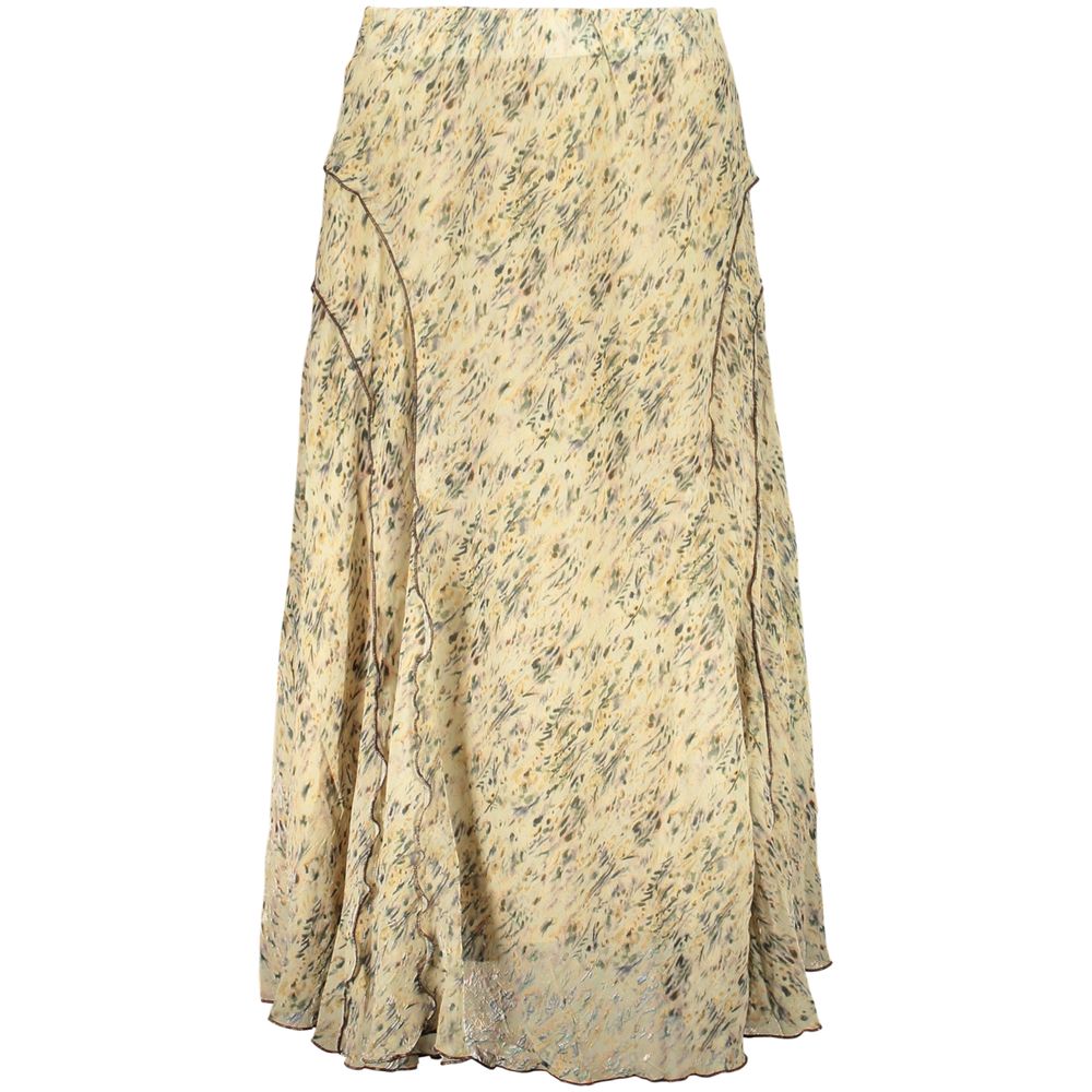 Desigual Beige Polyester Women's Skirt