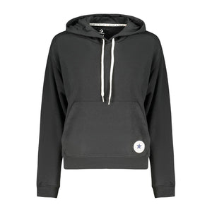 Converse Black Cotton Women's Sweatshirt