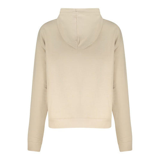 Converse Beige Cotton Women's Hoodie
