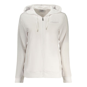 Freddy White Cotton Women's Hoodie