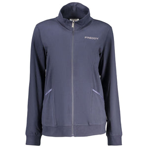 Freddy Blue Cotton Women's Sweatshirt