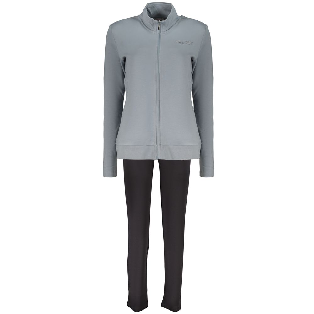 Freddy Blue Cotton Women's Sweatshirt Set