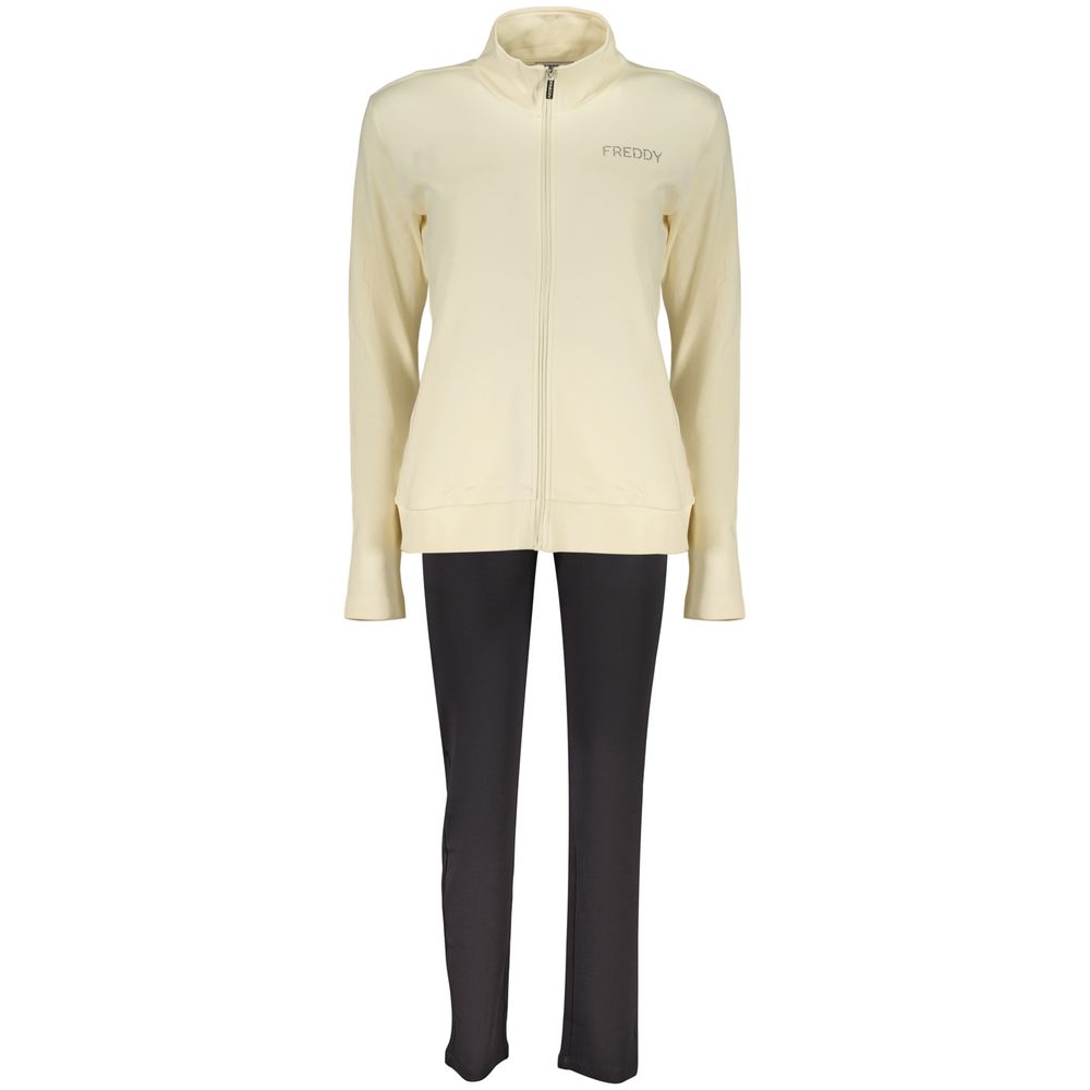 Freddy Beige Cotton Women Sweatshirt