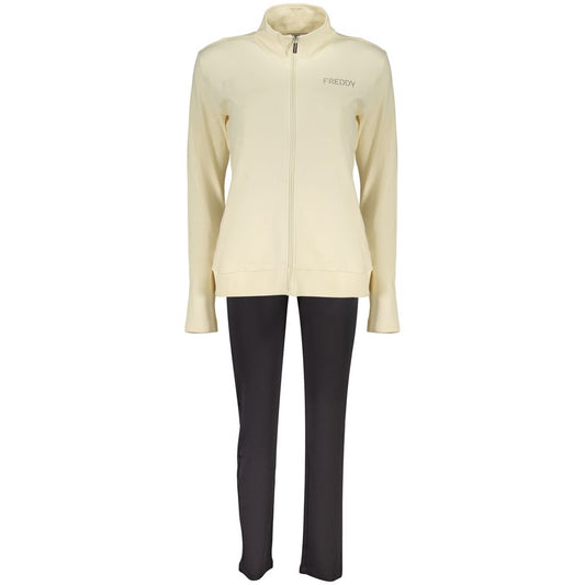 Freddy Beige Cotton Women Sweatshirt
