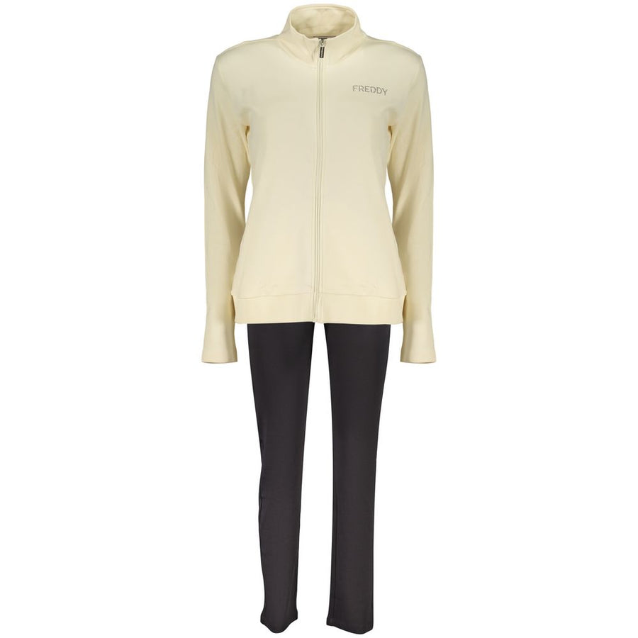 Freddy Beige Cotton Women Sweatshirt