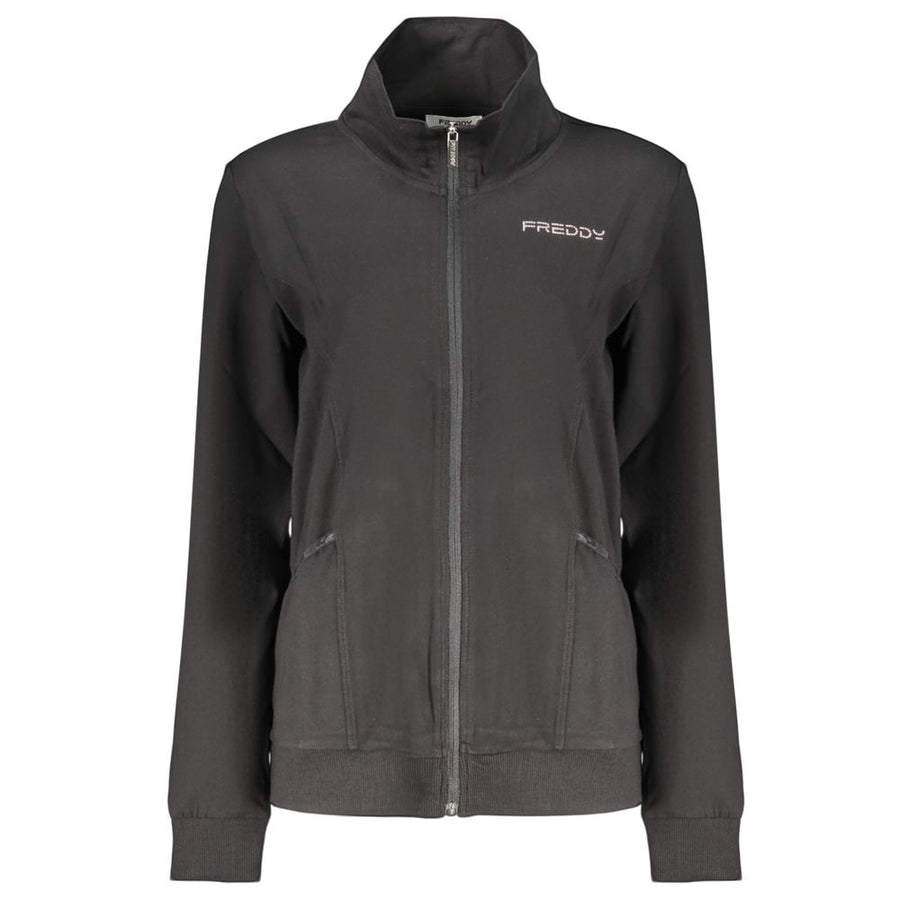 Freddy Black Cotton Women's Sweatshirt