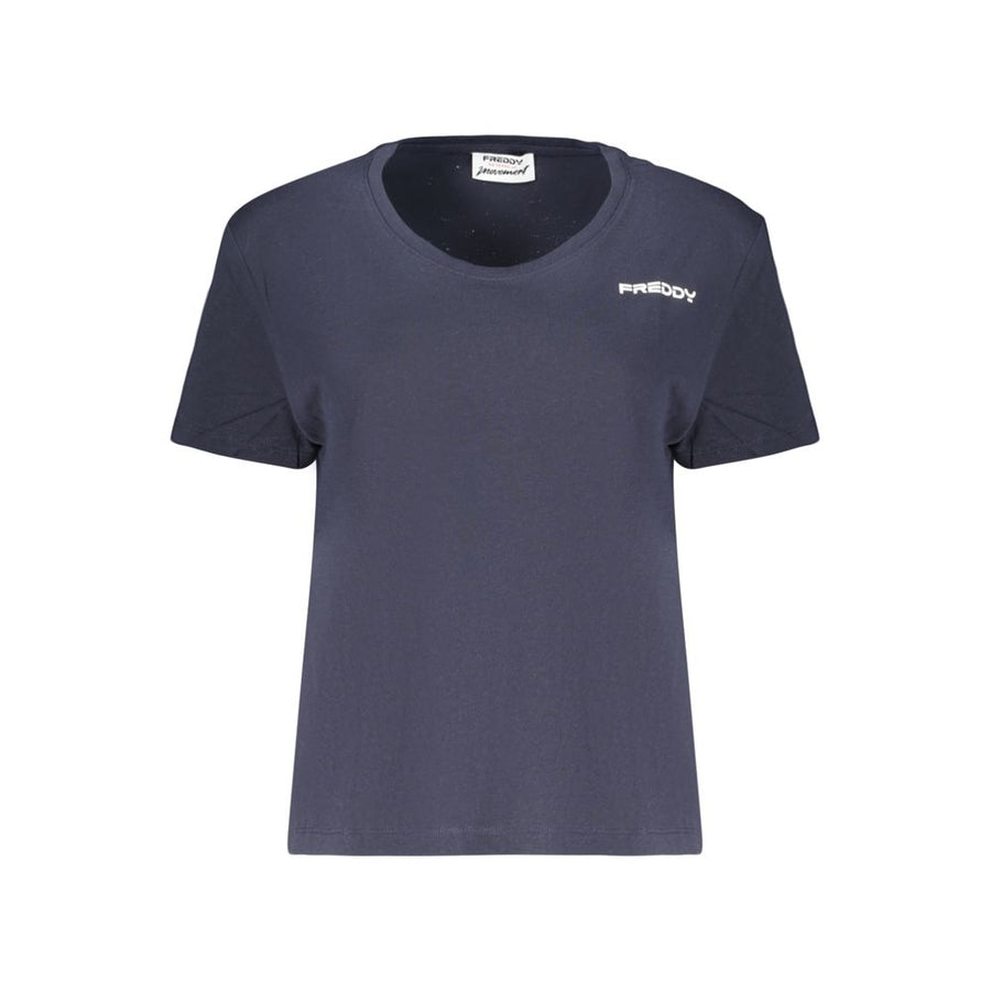 Freddy Blue Cotton Women's T-Shirt