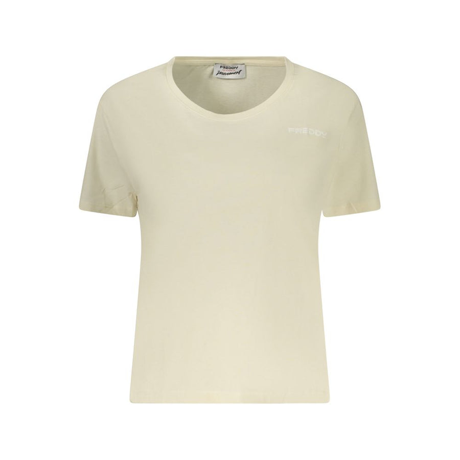 Freddy Beige Cotton Women's T-Shirt