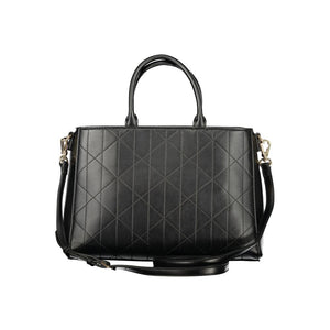 Mario Valentino Black Polyurethane Women's Bag