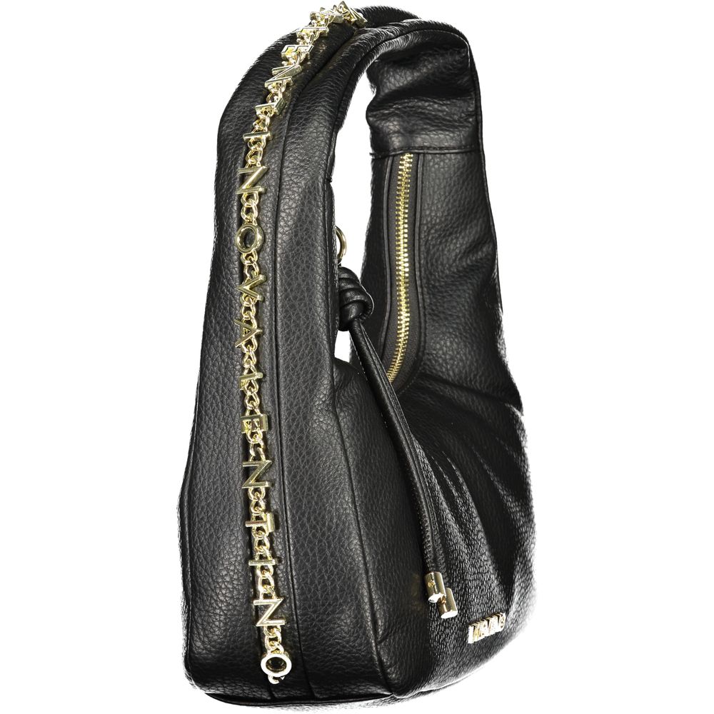 Mario Valentino Black Polyurethane Women's Bag