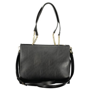 Mario Valentino Black Polyurethane Womens Bag