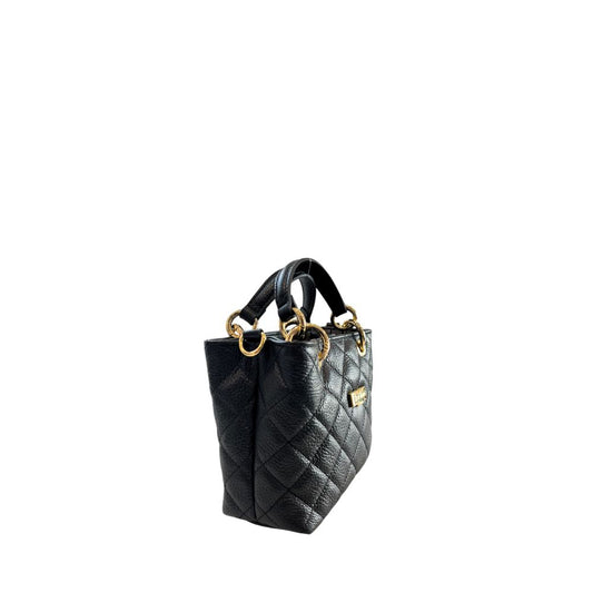 Baldinini Trend Black Leather Women Handbag