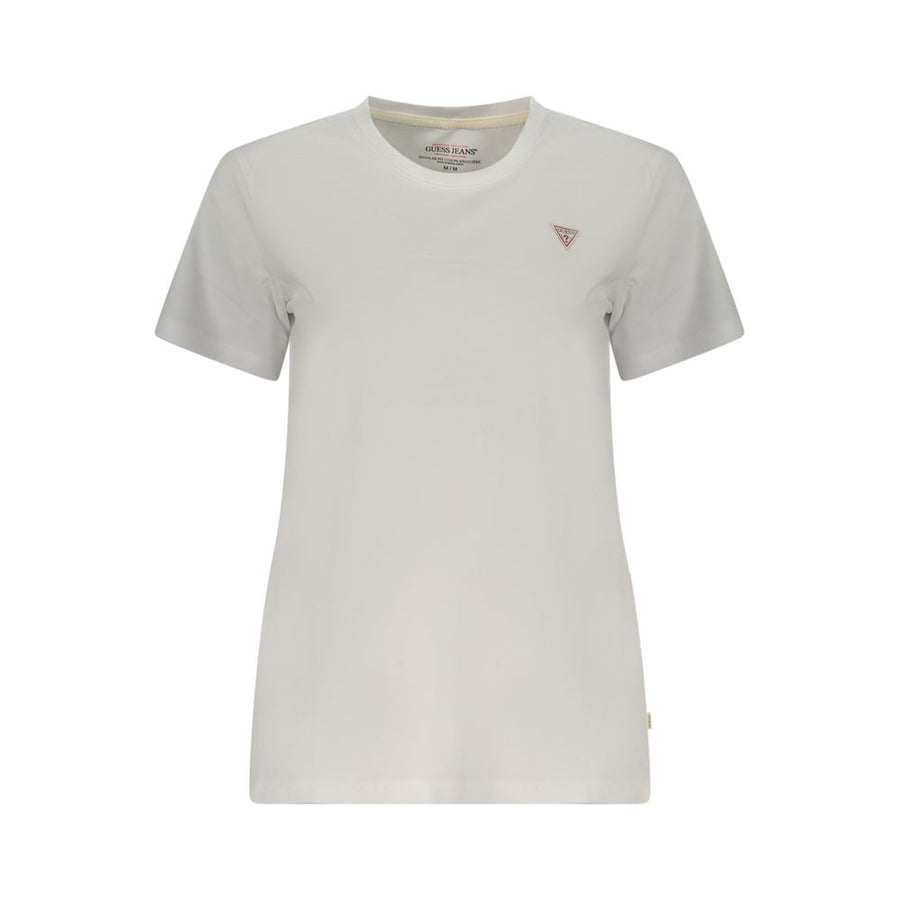 Guess Jeans White Cotton Women T-Shirt