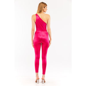 Elisabetta Franchi Pink Polyamide Jumpsuit