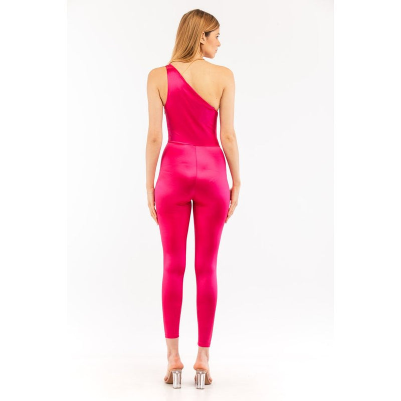 Elisabetta Franchi Pink Polyamide Jumpsuit