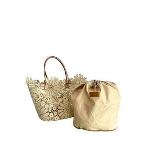 Baldinini Trend Beige PU Women Handbag