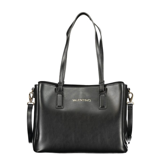 Mario Valentino Nero Polyurethane Women's Bag with Recycled Features