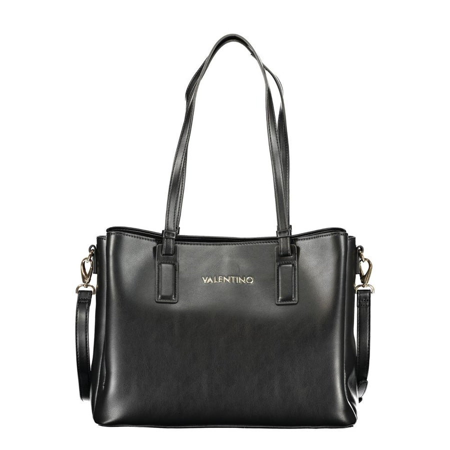 Mario Valentino Nero Polyurethane Women's Bag with Recycled Features