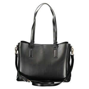 Mario Valentino Nero Polyurethane Women's Bag with Recycled Features