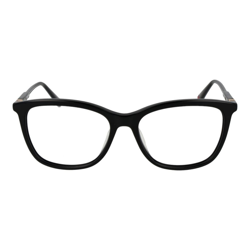 Black plastic cat-eye eyeglasses frames