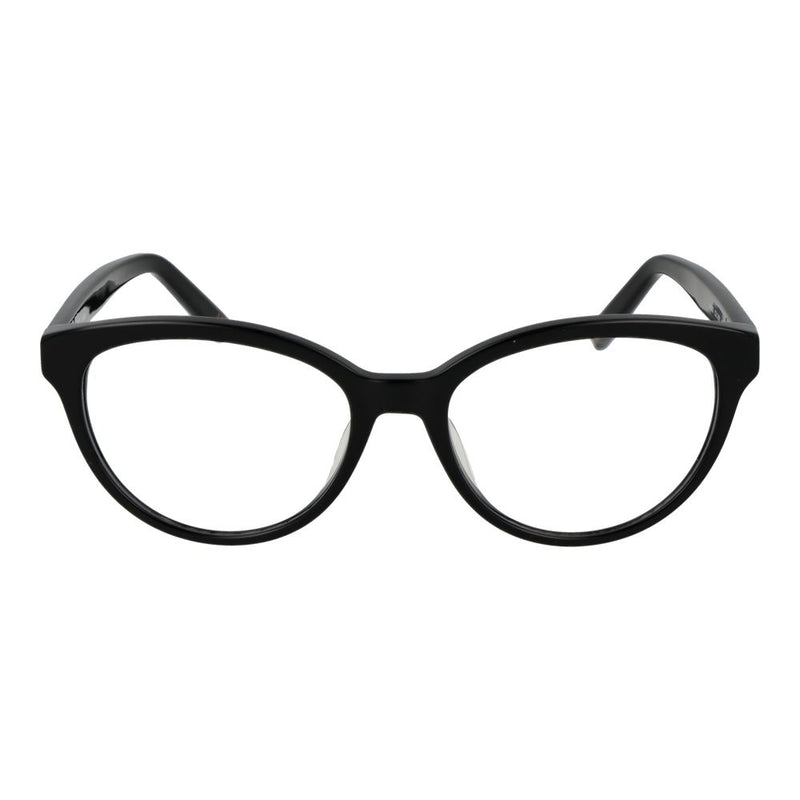 Fila black cellulose acetate cat-eye glasses frames