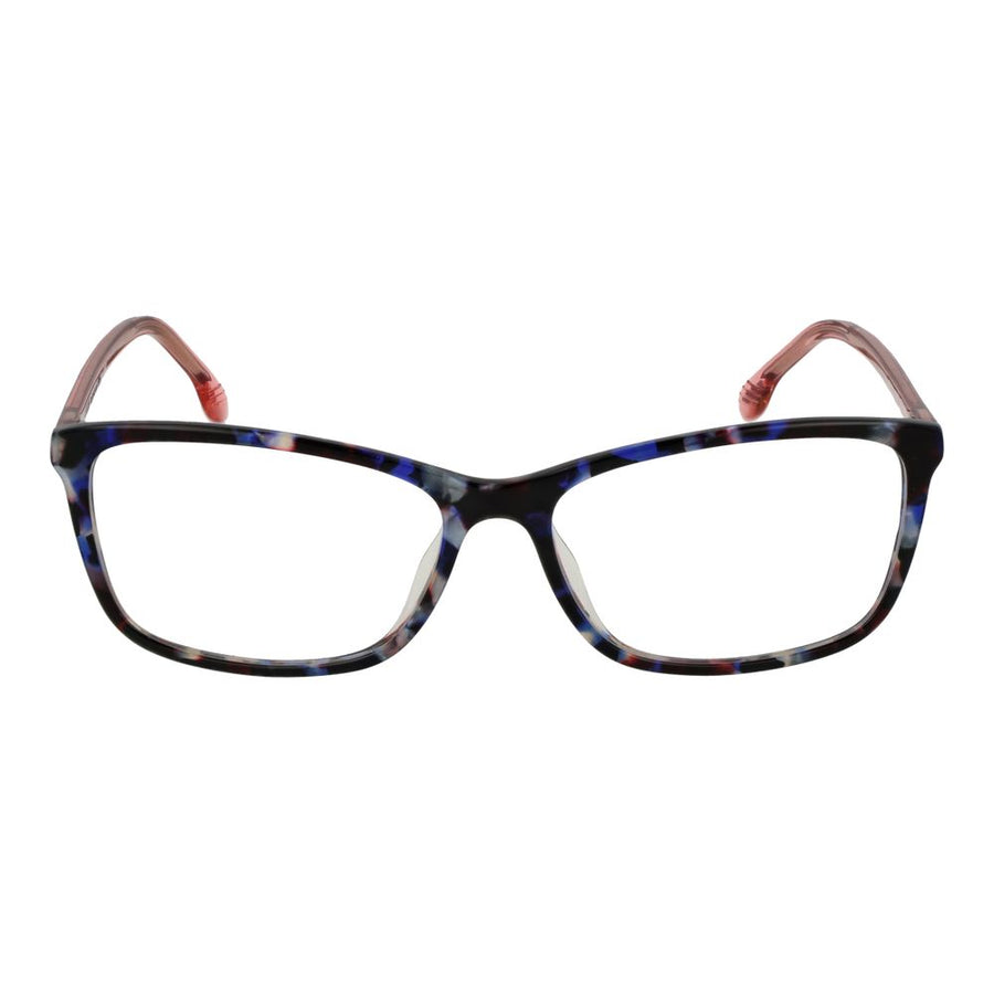 Lozza multicolor cellulose acetate eyeglasses with blue tortoise shell frames and pink temples
