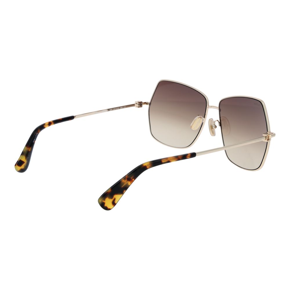Max Mara Gold Metal Sunglasses