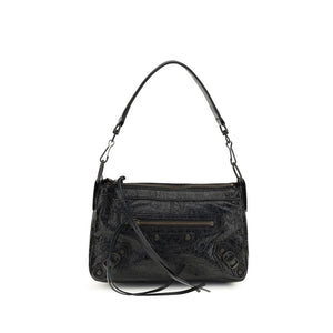 Balenciaga Black Lamb Ovis Aries Aries Handbag