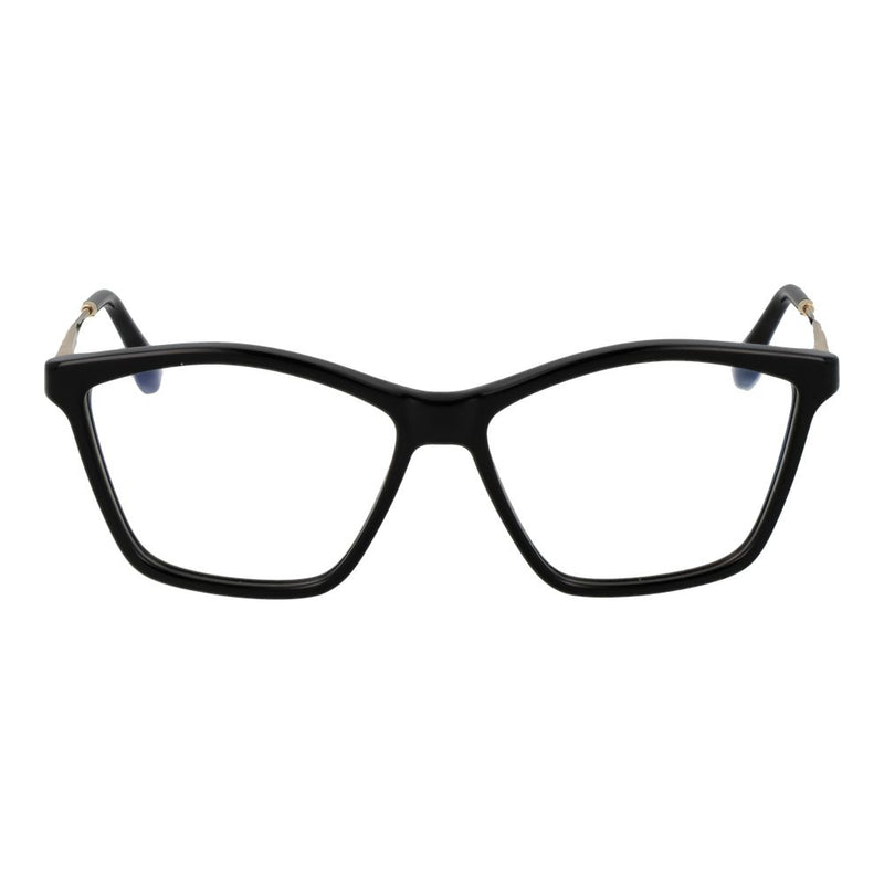 Victoria Beckham black metal cat-eye eyeglass frames