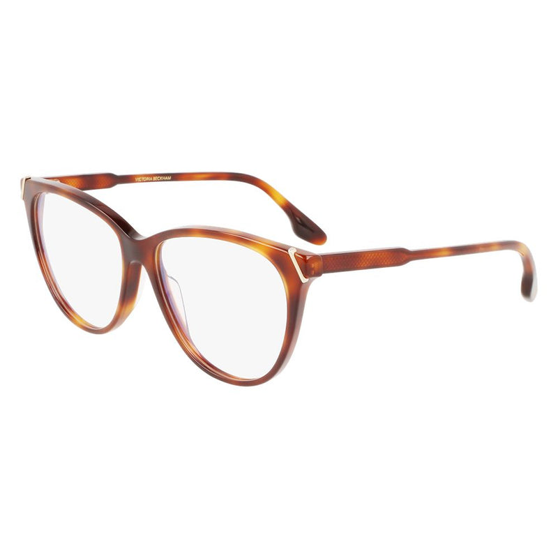 Victoria Beckham brown tortoiseshell cat-eye plastic glasses frames