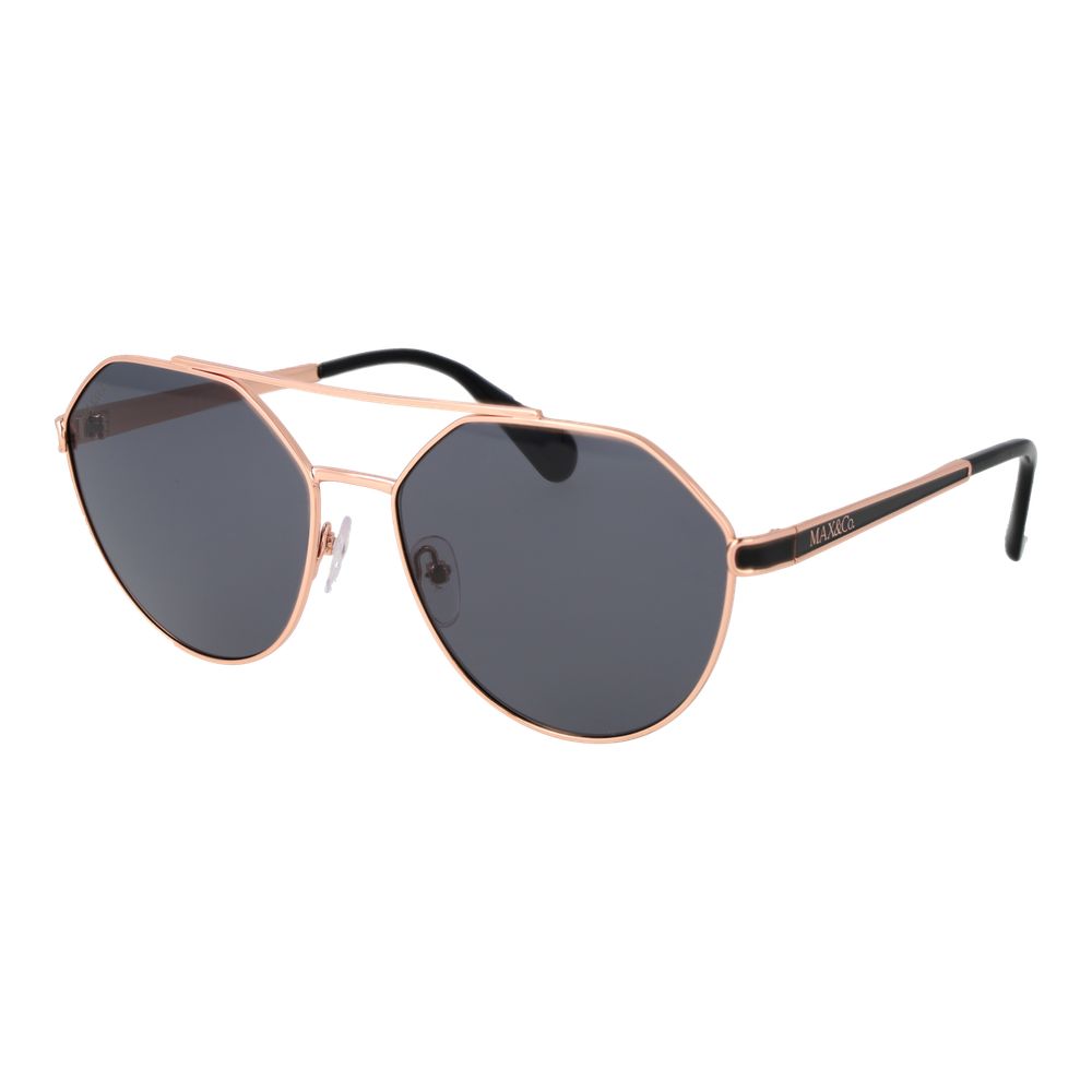 Max & Co Rose Gold Metal Sunglasses