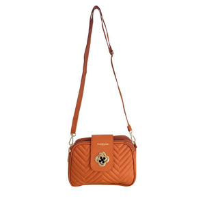 Baldinini Trend Brown PU Women Crossbody Bag