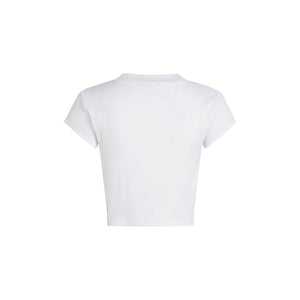 Calvin Klein Jeans White Cotton T-Shirt