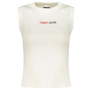 Tommy Hilfiger White Cotton Women's Tank