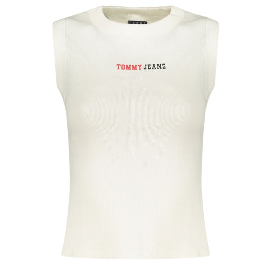 Tommy Hilfiger White Cotton Women's Tank