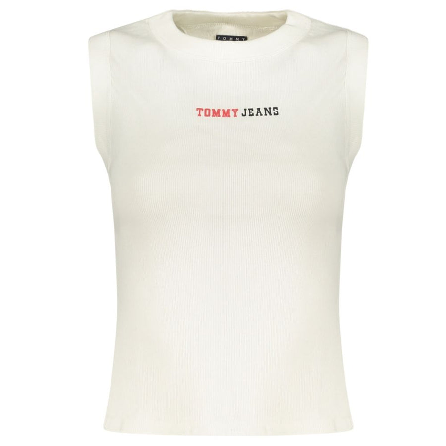 Tommy Hilfiger White Cotton Women's Tank