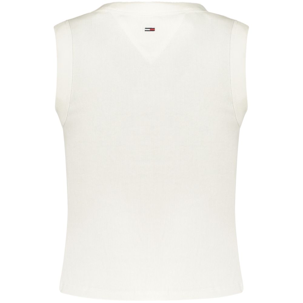 Tommy Hilfiger White Cotton Women's Tank