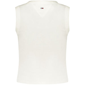 Tommy Hilfiger White Cotton Women's Tank