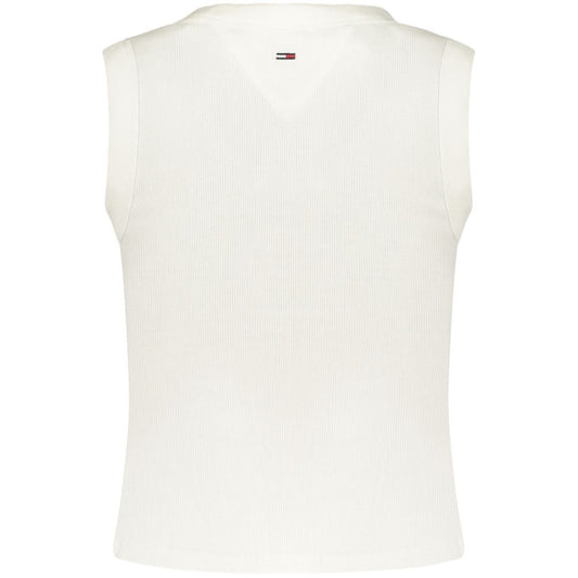 Tommy Hilfiger White Cotton Women's Tank