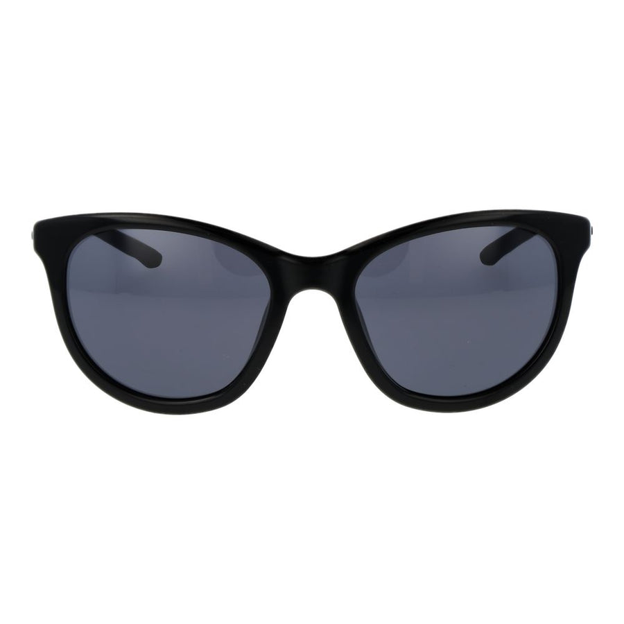 Nike black plastic sunglasses with dark tinted oval frames
