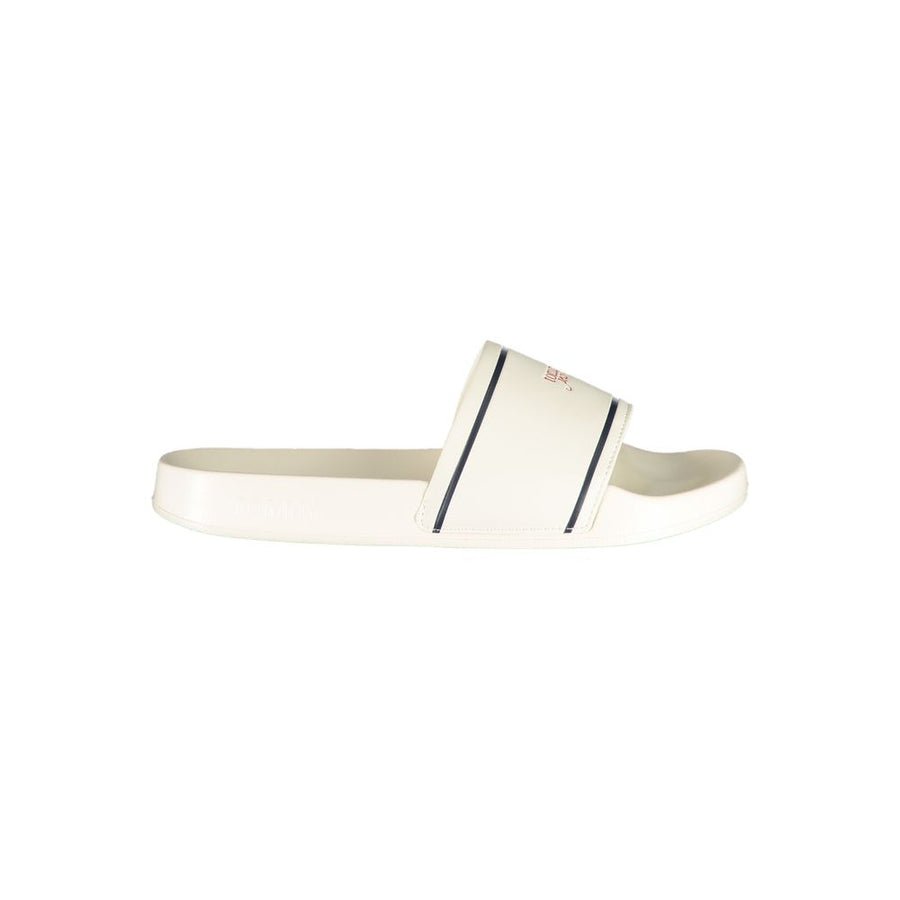 Tommy Hilfiger White Polyurethane Women's Slipper