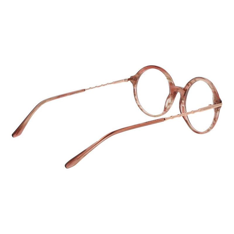Sandro pink round acetate and metal eyeglass frames