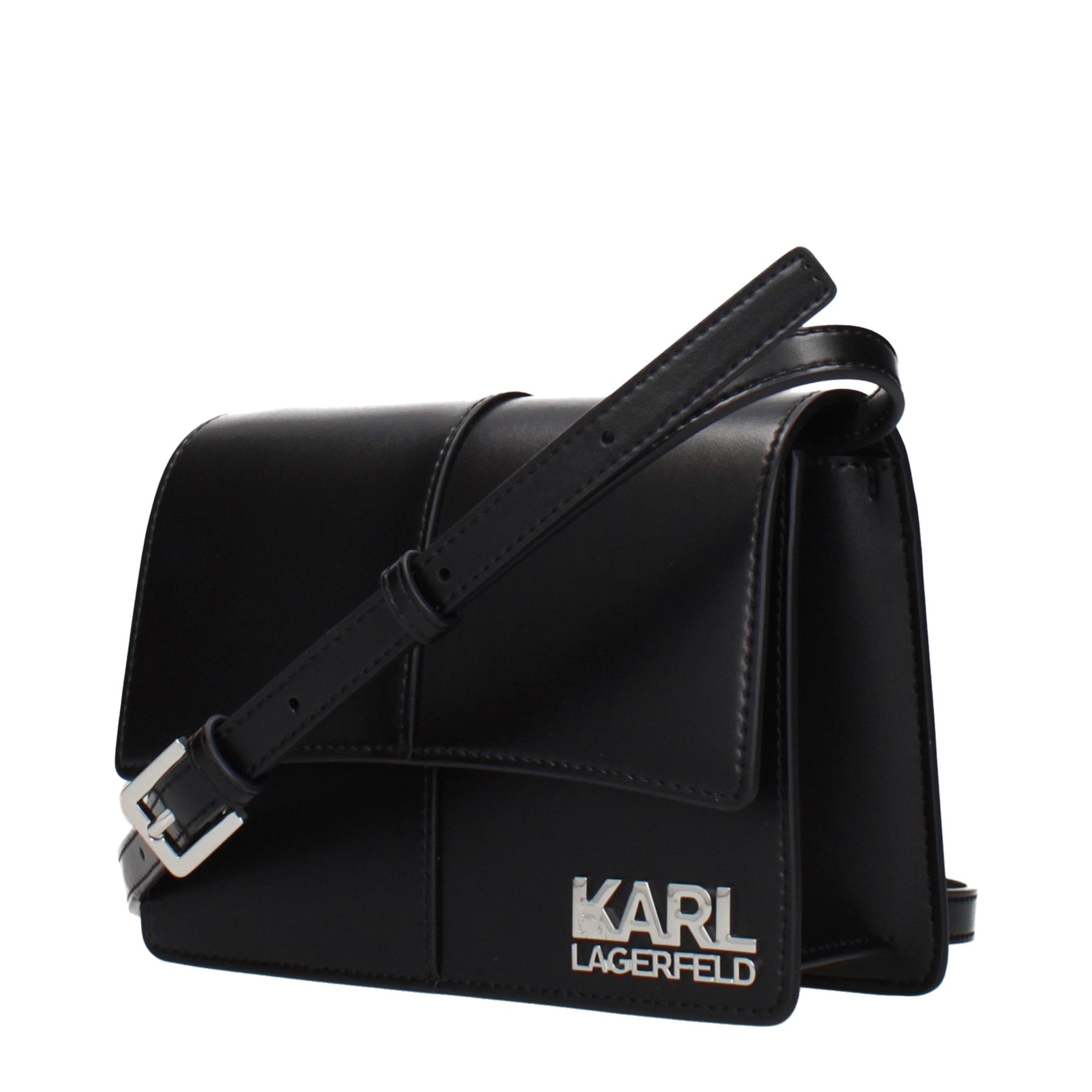 Karl Lagerfeld Black Polyethylene Crossbody Bag