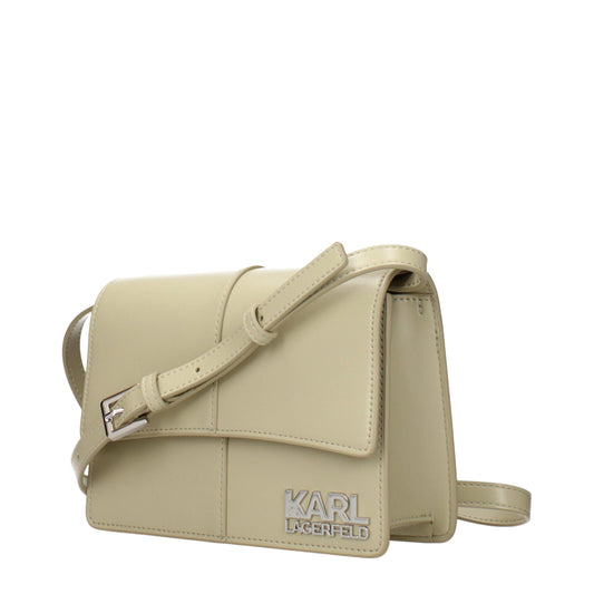 Karl Lagerfeld Green Polyethylene Crossbody Bag
