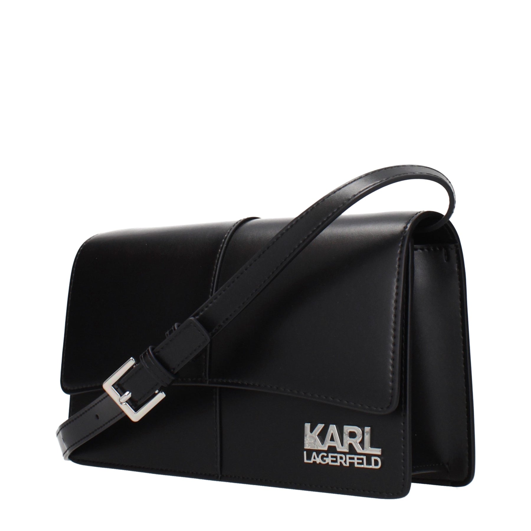 Karl Lagerfeld Black Polyethylene Crossbody Bag