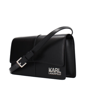 Karl Lagerfeld Black Polyethylene Crossbody Bag