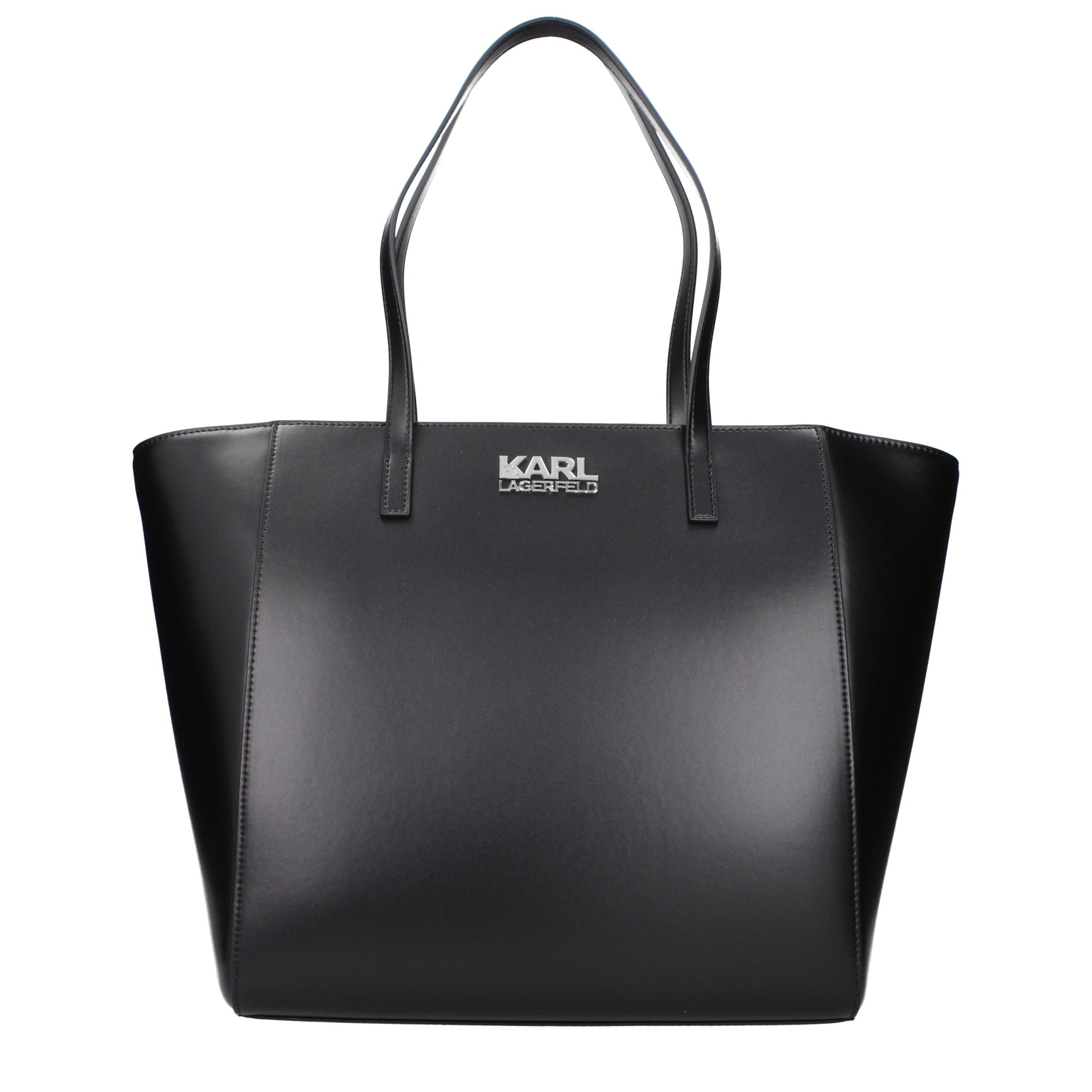 Karl Lagerfeld Black Polyethylene Shoulder Bag