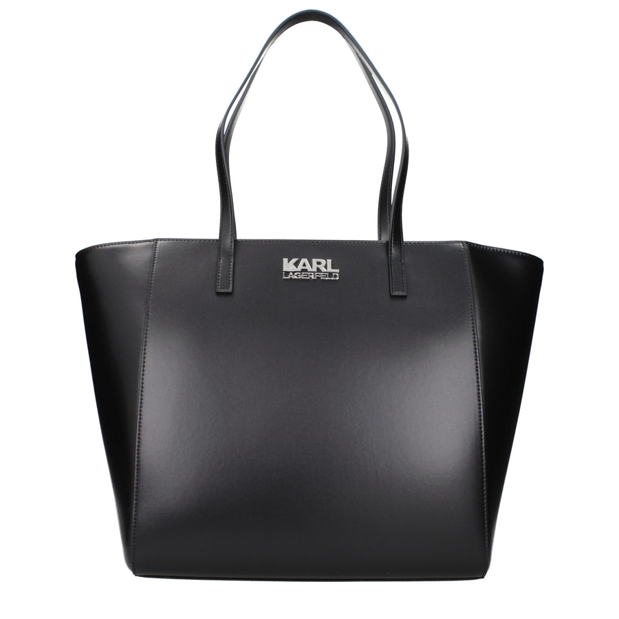 Karl Lagerfeld Black Polyethylene Shoulder Bag
