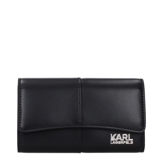 Karl Lagerfeld Black Polyethylene Wallet