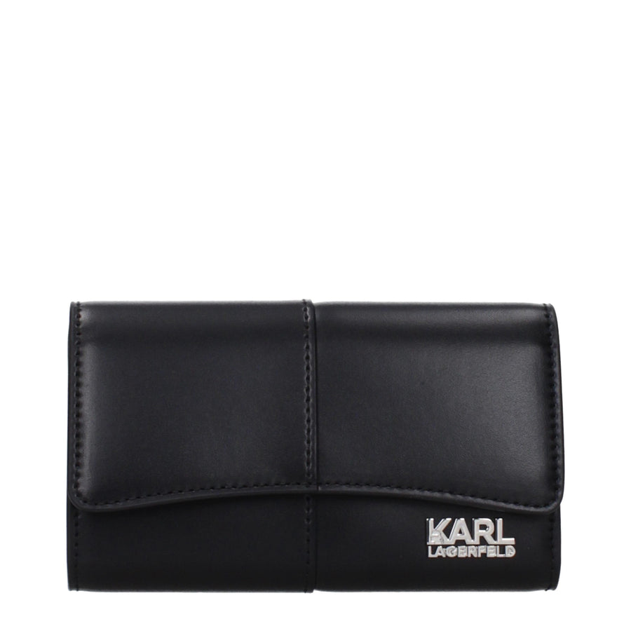 Karl Lagerfeld Black Polyethylene Wallet
